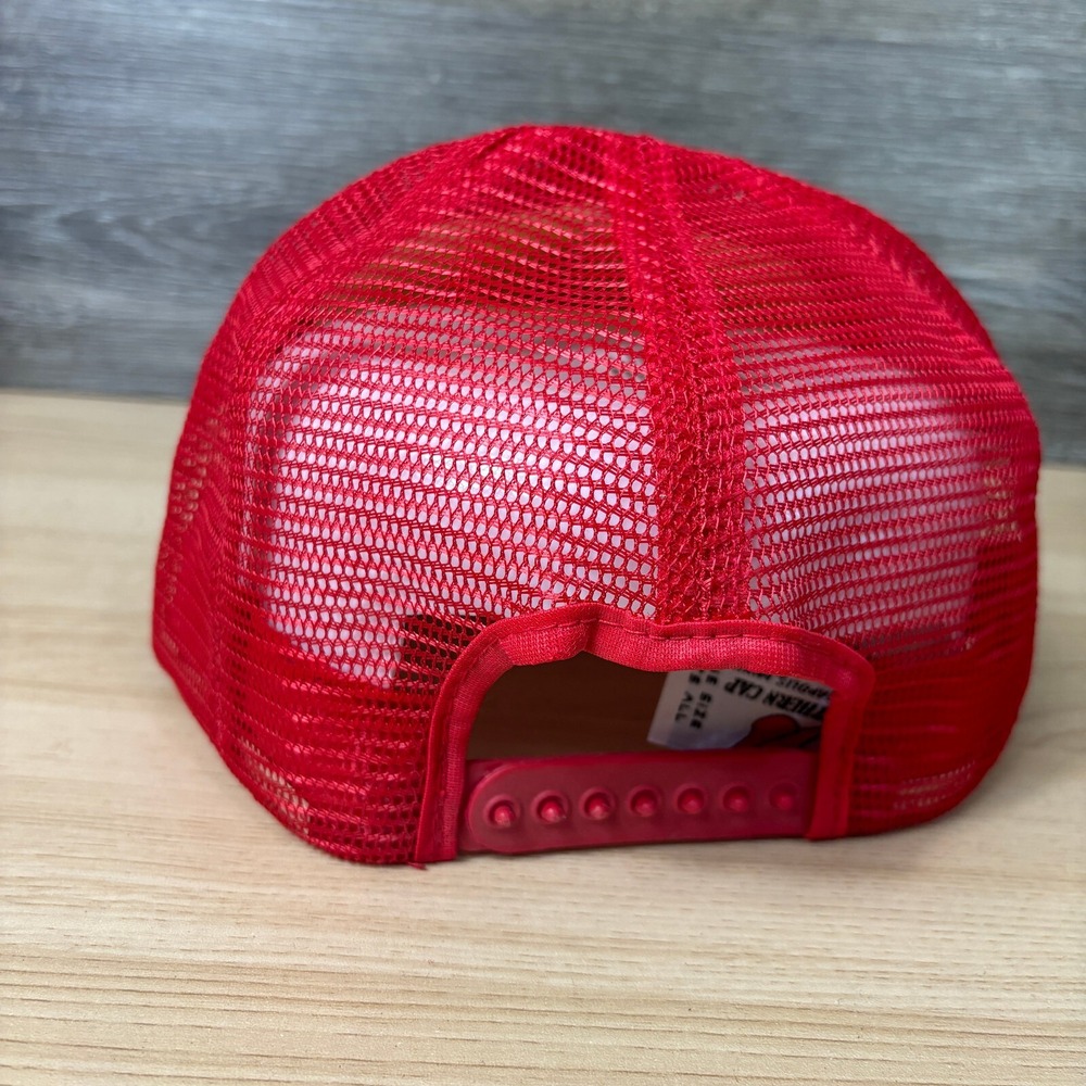 Vintage Minnesota Twins Hat Cap Snapback Red 25 Years USA Made 80s - Picture 5 of 11